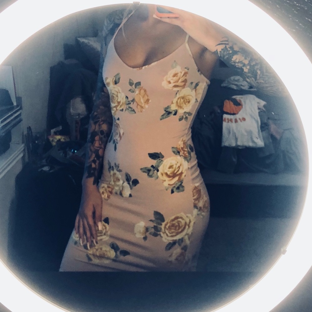 Floral mini dress